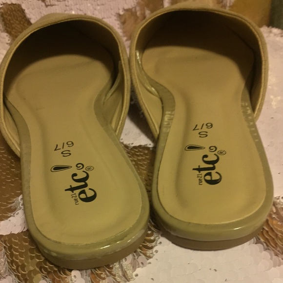 ✨Reserved for @lillylife✨ Faux Suede Mule Flats - Picture 4 of 4